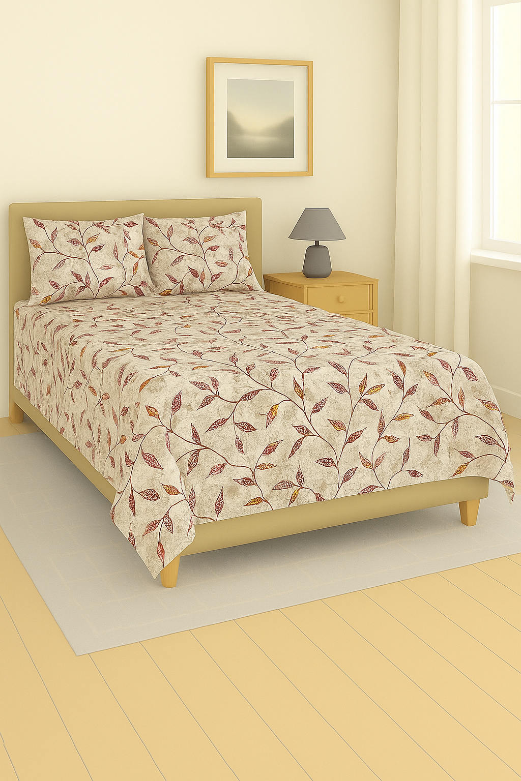 Pure Weave – Autumn Breeze Double Bed Sheet Set