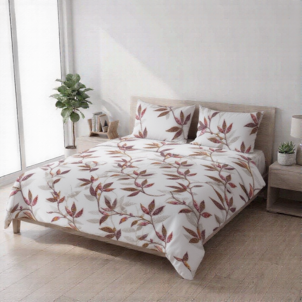 Pure Weave – Autumn Breeze Double Bed Sheet Set