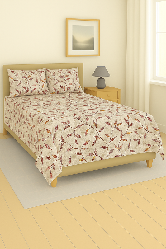 Pure Weave – Autumn Breeze Double Bed Sheet Set