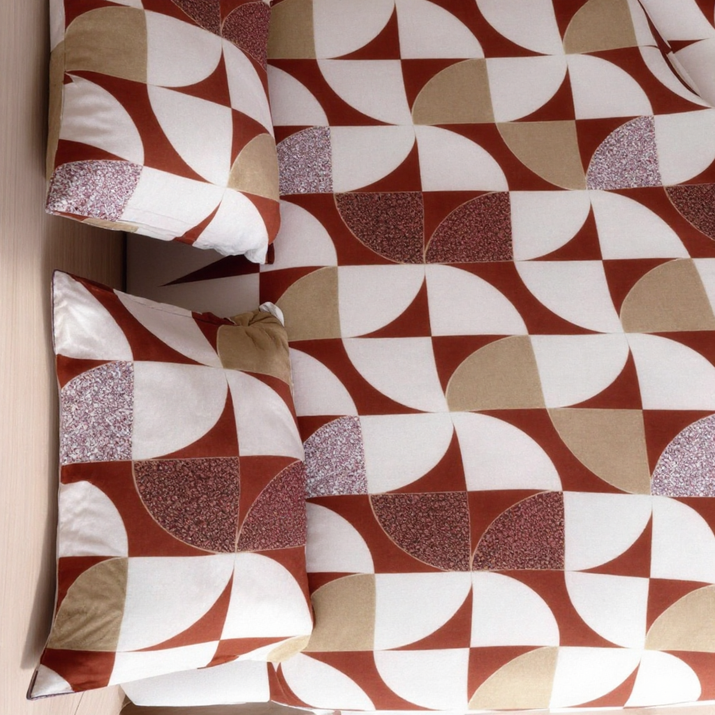 Pure Weave  – Terra Geo Double Bed Sheet Set