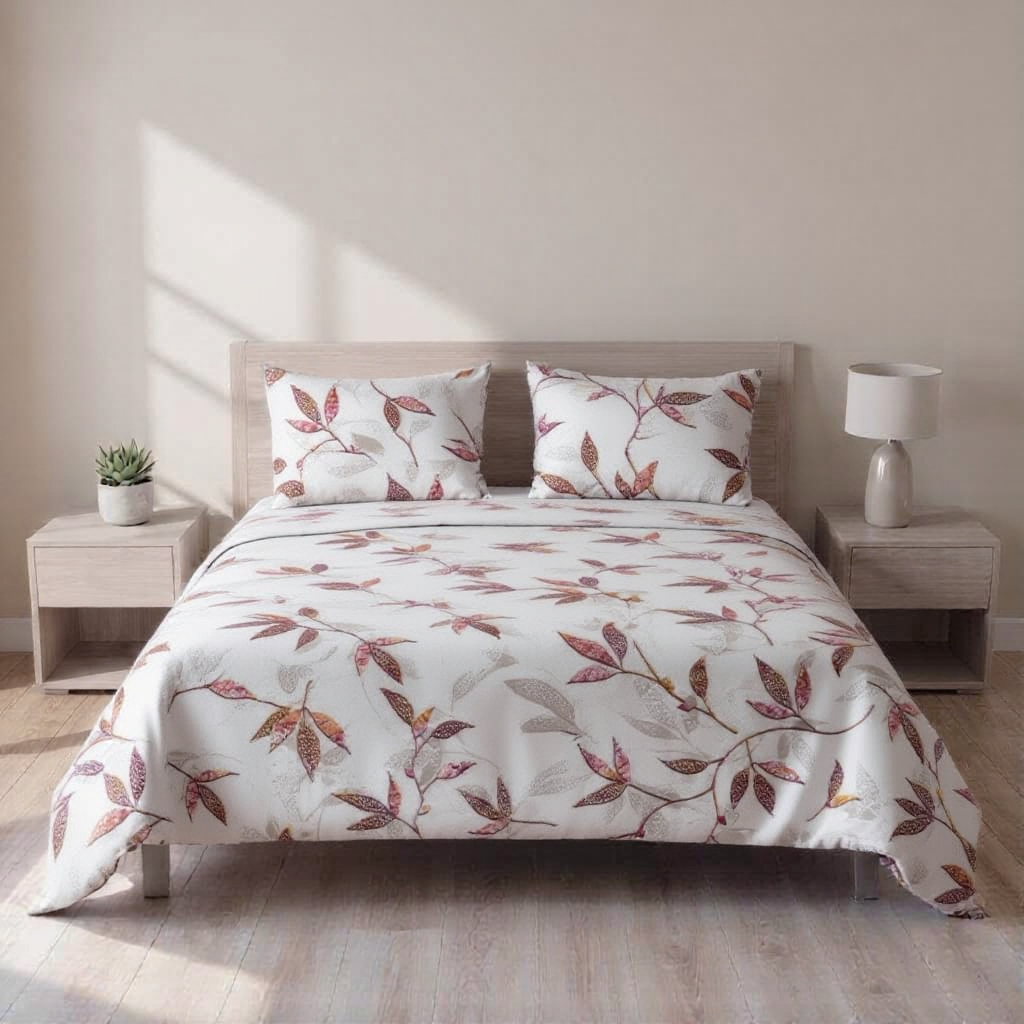 Pure Weave – Autumn Breeze Double Bed Sheet Set