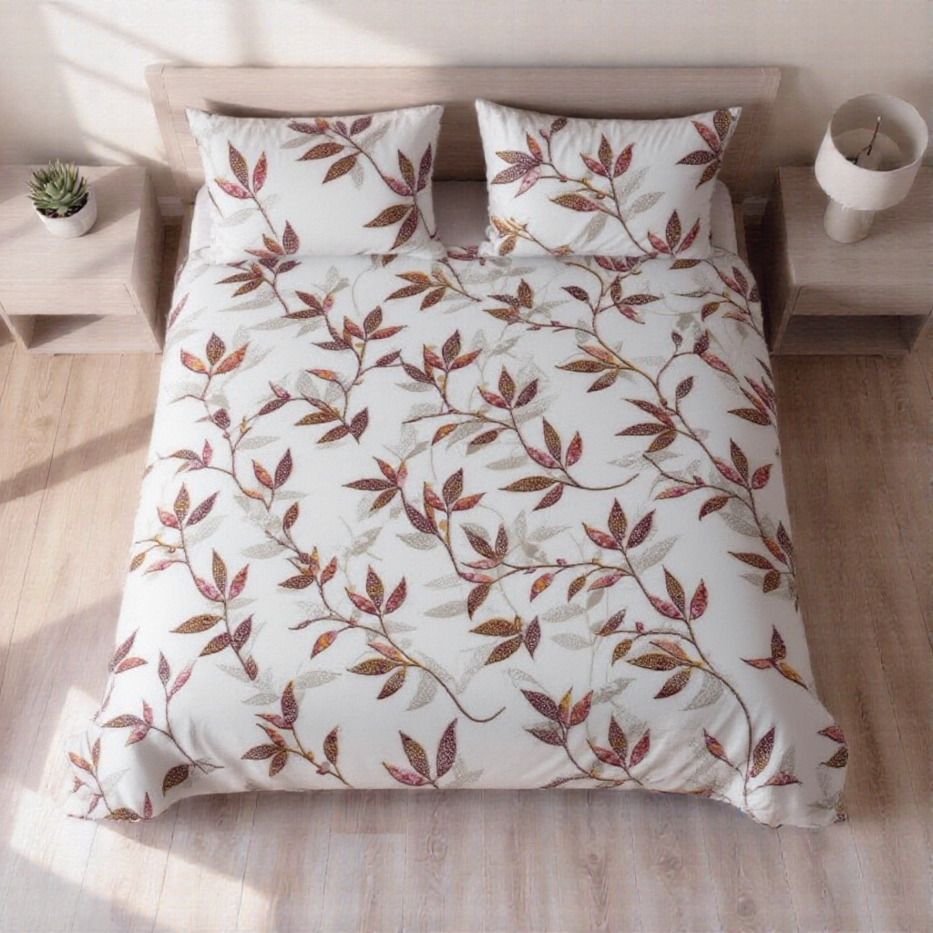 Pure Weave – Autumn Breeze Double Bed Sheet Set
