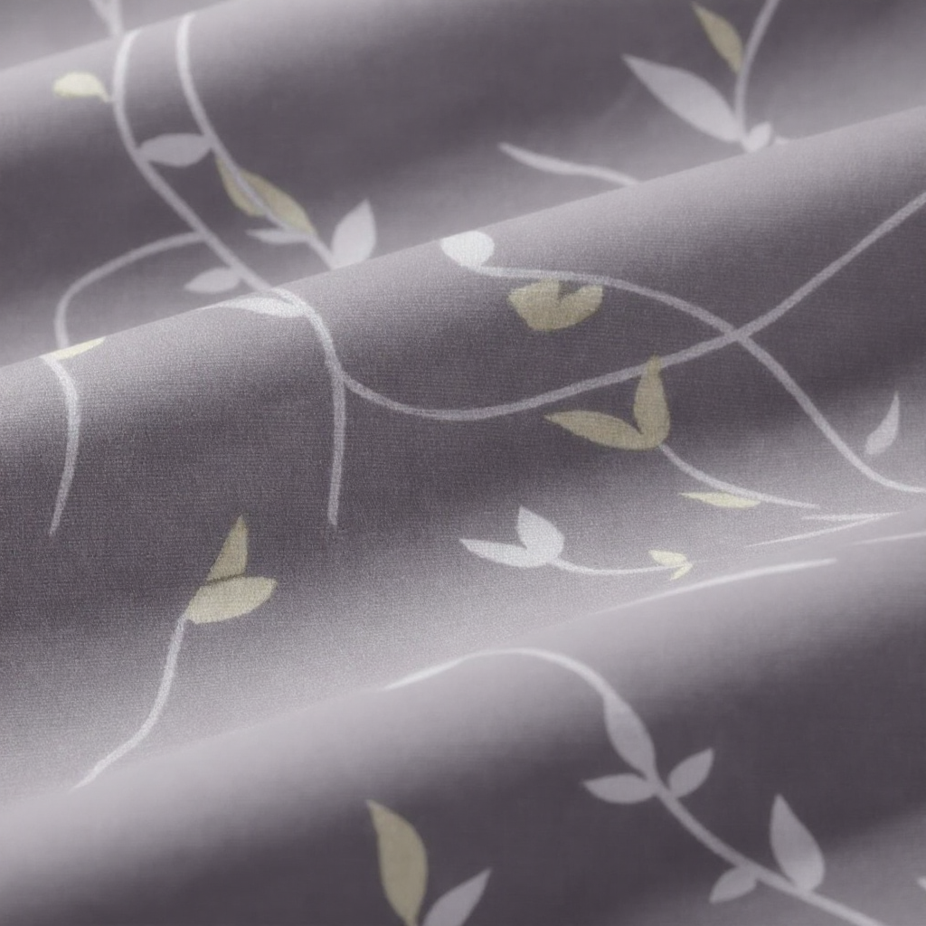 Pure Weave - Midnight Leaf Double Bed Sheet Set