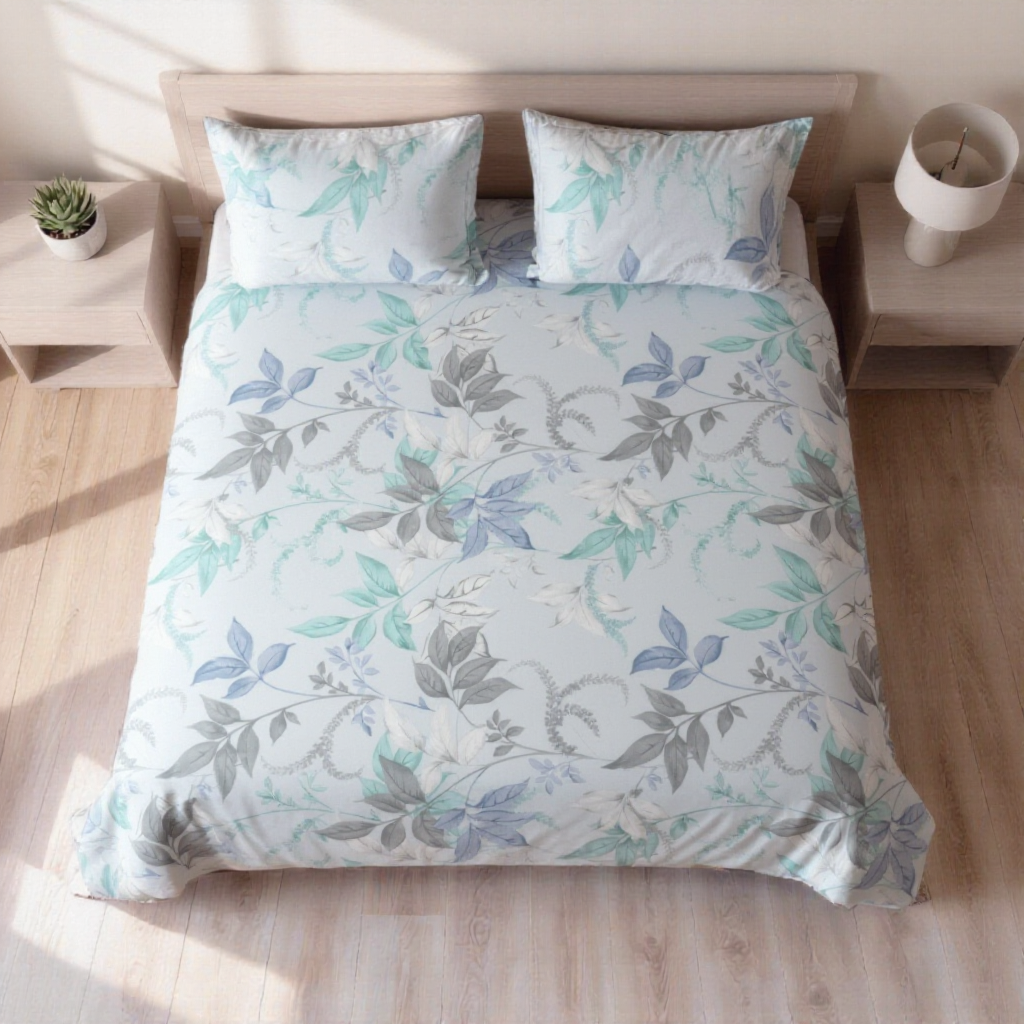 Pure Weave - Moonlit Flora Double Bed Sheet Set