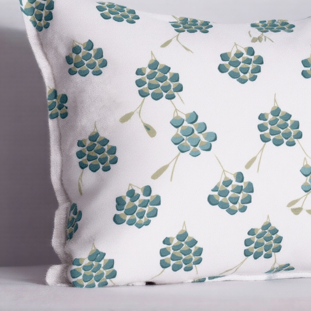 Pure Weave – Blue Blossom Double Bed Sheet Set