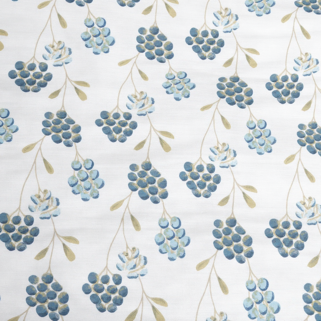 Pure Weave – Blue Blossom Double Bed Sheet Set