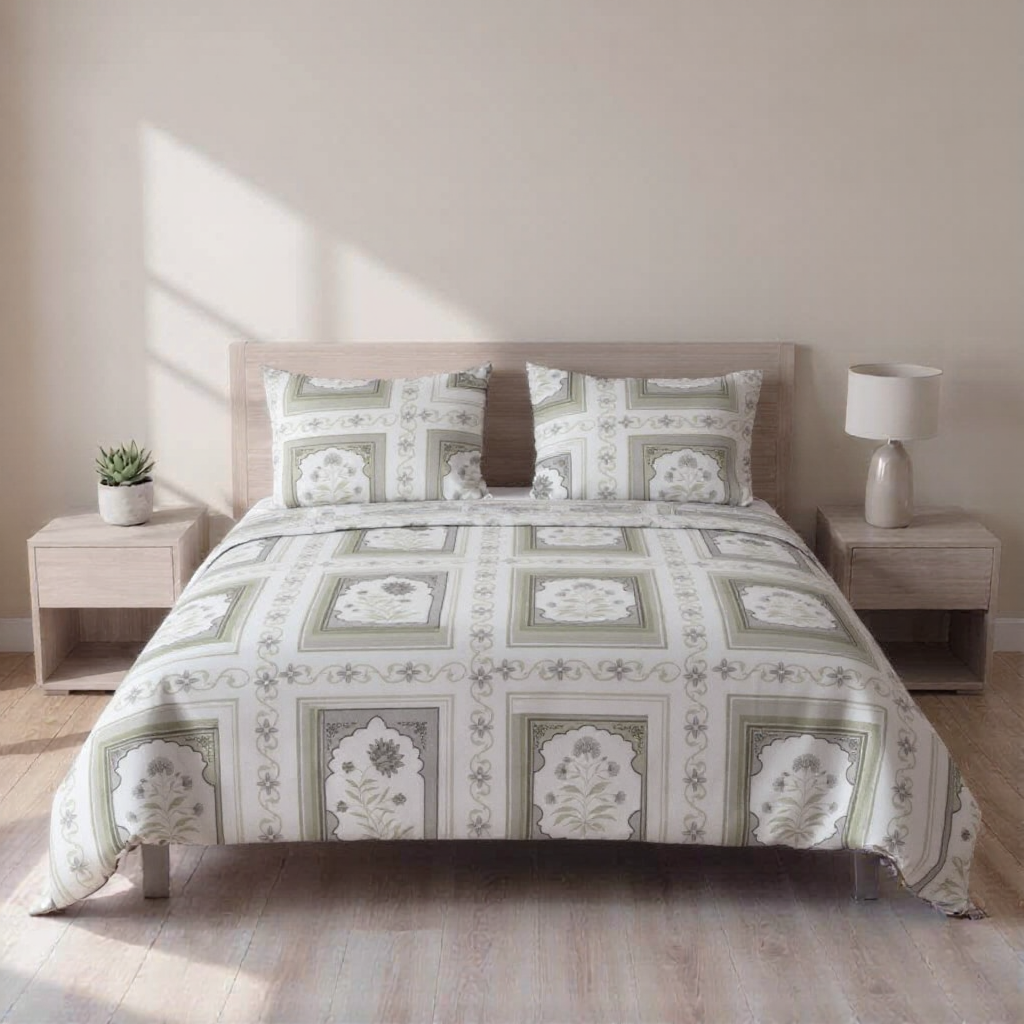 Pure Weave - Botanic Charm Double Bed Sheet Set