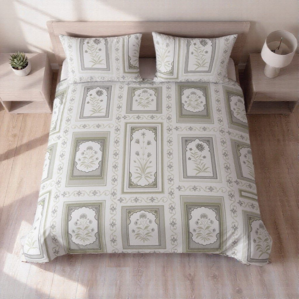 Pure Weave - Botanic Charm Double Bed Sheet Set