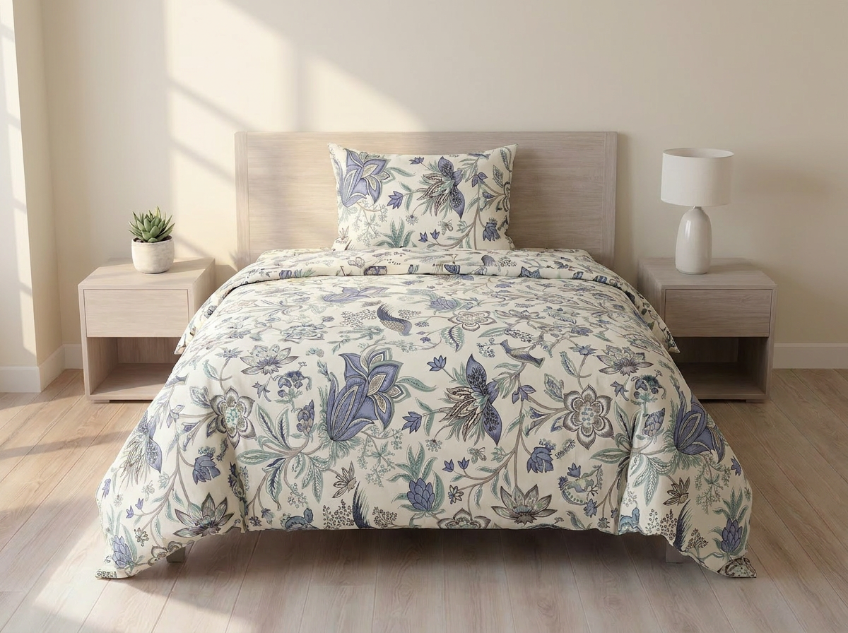 Pure Weave – Botanical Bliss Single Bed Sheet Set