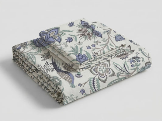 Pure Weave – Botanical Bliss Single Bed Sheet Set